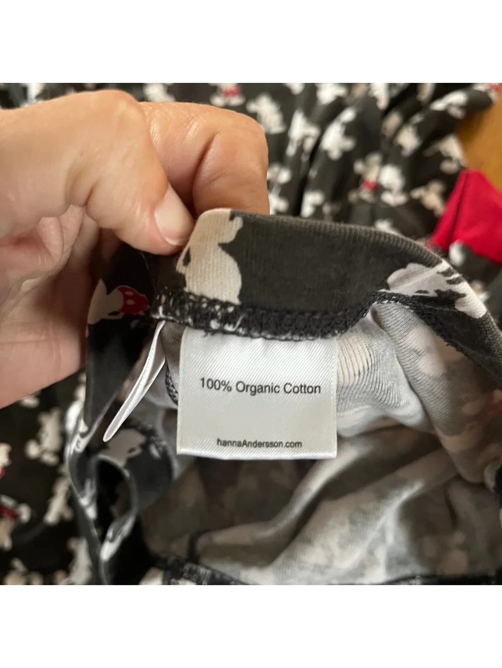 Disney Collection by Hanna Andersson Organic Cotton Mickey Mouse Pajama Set XL